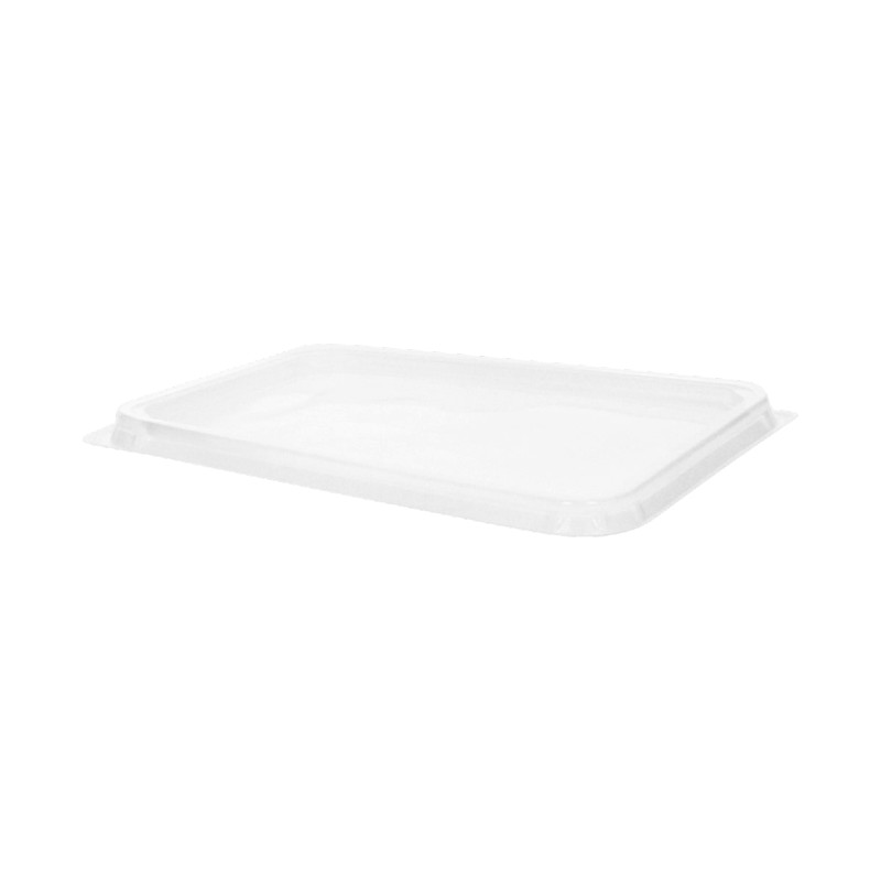 Couvercle PP transparent rectangulaire - 180DS - 185 x 140 x 10mm - 300 pièces